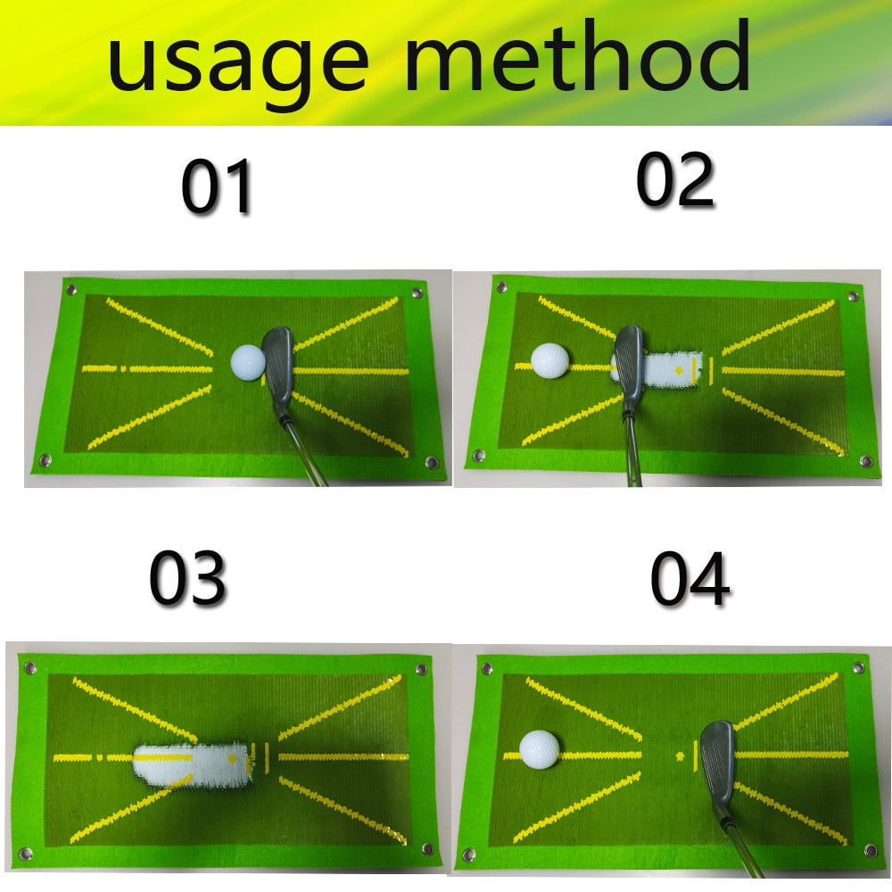 Golf Training Mat for Swing Detection